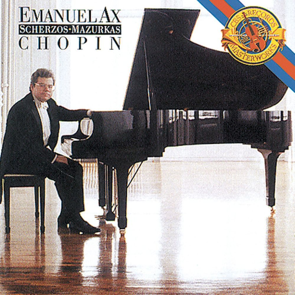 Disco de Vinilo Emanuel Ax Frederic Chopin Scherzos & Mazurkas Año 1988 Musica Clasica
