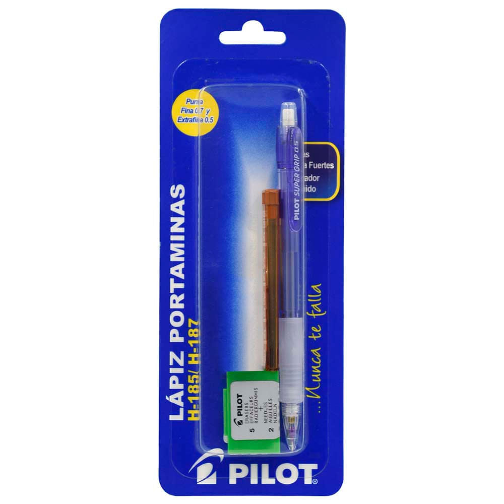 Portaminas PILOT H-185/H187 Super Grip 0.5 Blíster 1un