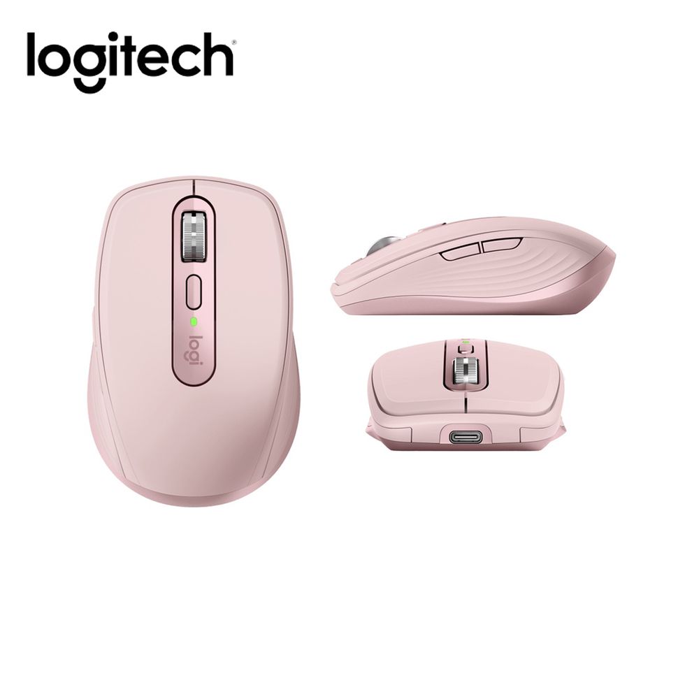 Ratón inalámbrico Logitech MX Anywhere 3 - Rosado - Bluetooth