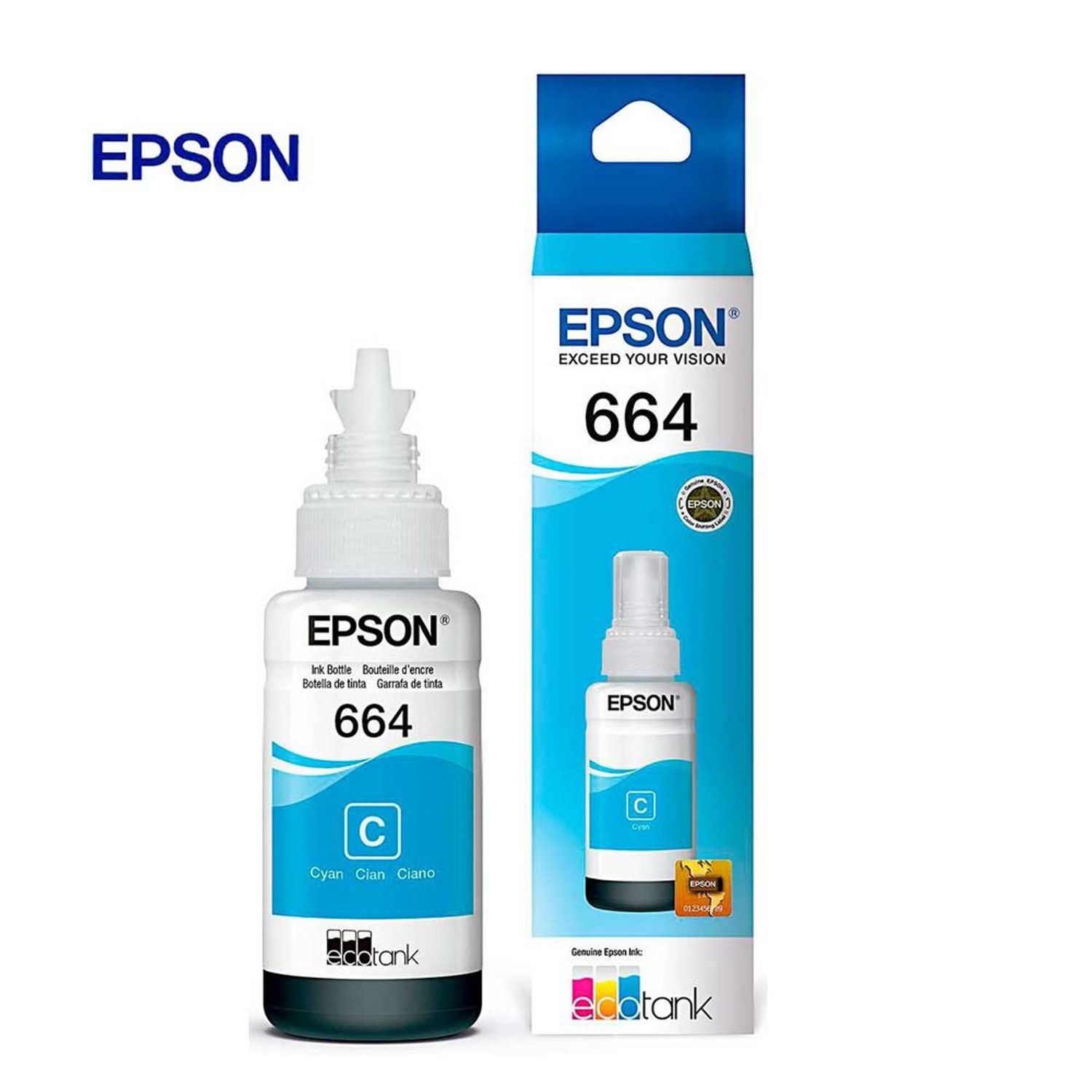 Tinta Epson T664220-Al Cian Para L200 | Oechsle - Oechsle