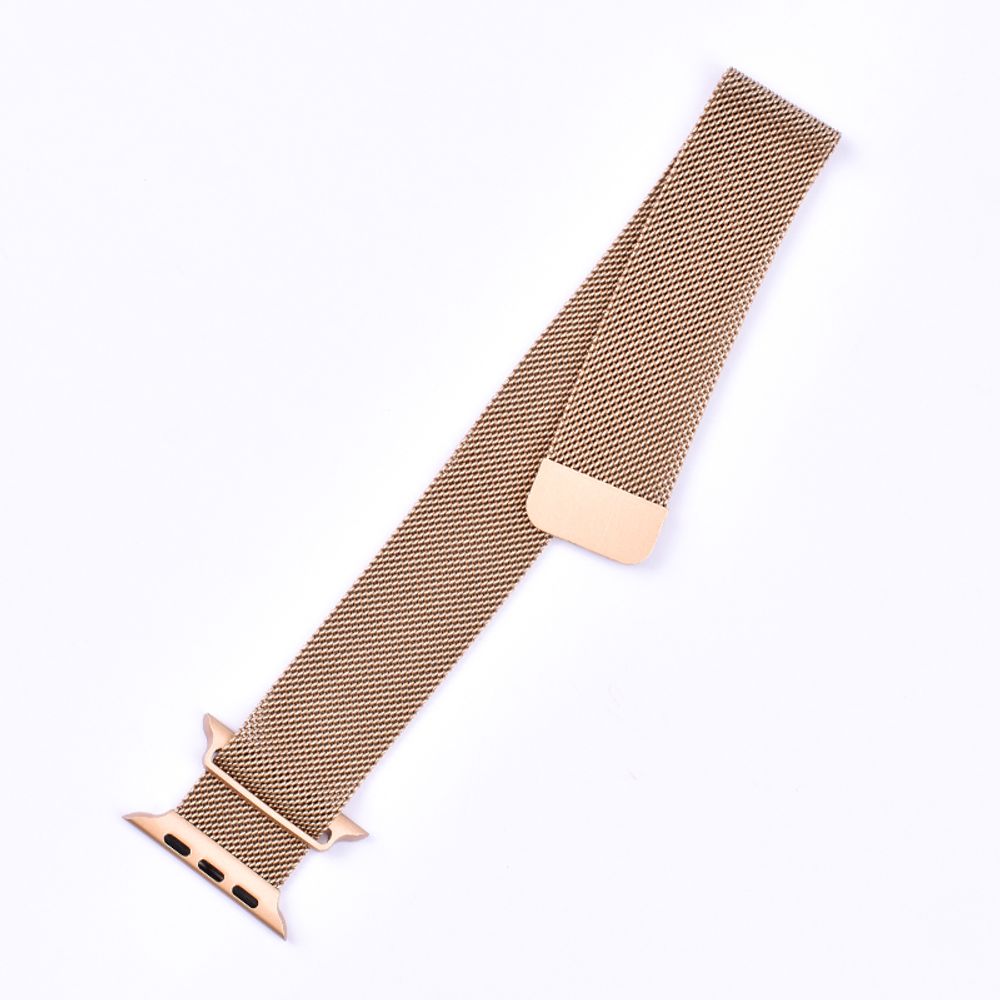 Correa Milanese Imantada Rosa Gold 42/44/45 Mm para Applewatch