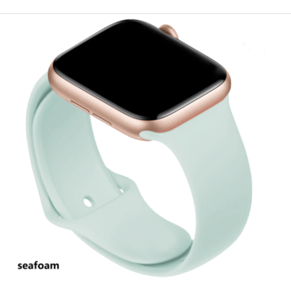 Correa de Silicona Azul Bebe para Applewatch 42/44/45 Mm