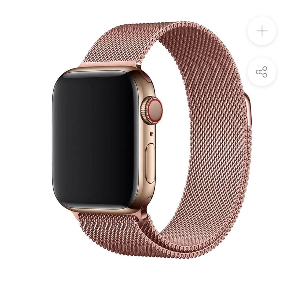 Correa Milanese Imantada Rosa 42/44/45 Mm para Applewatch