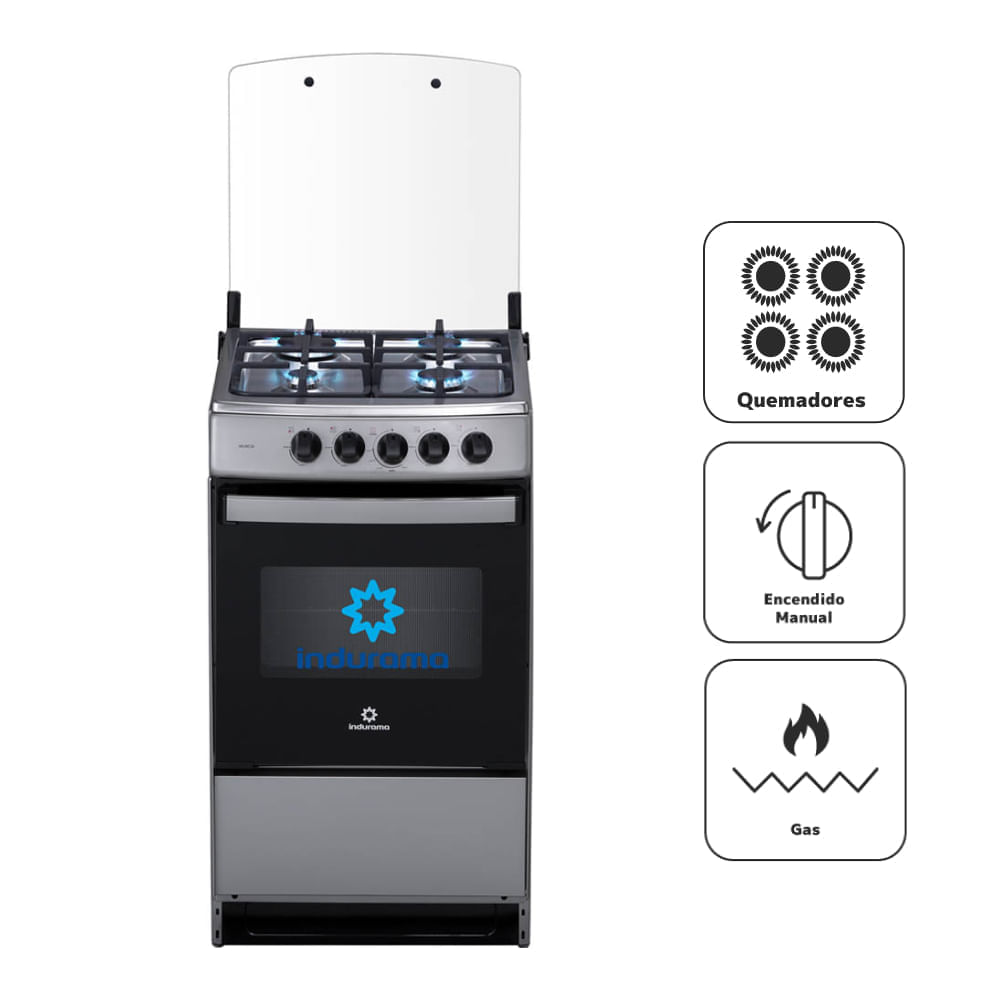 Cocinas a Gas 4 Hornillas EKGW24C2CSTB – Kroques