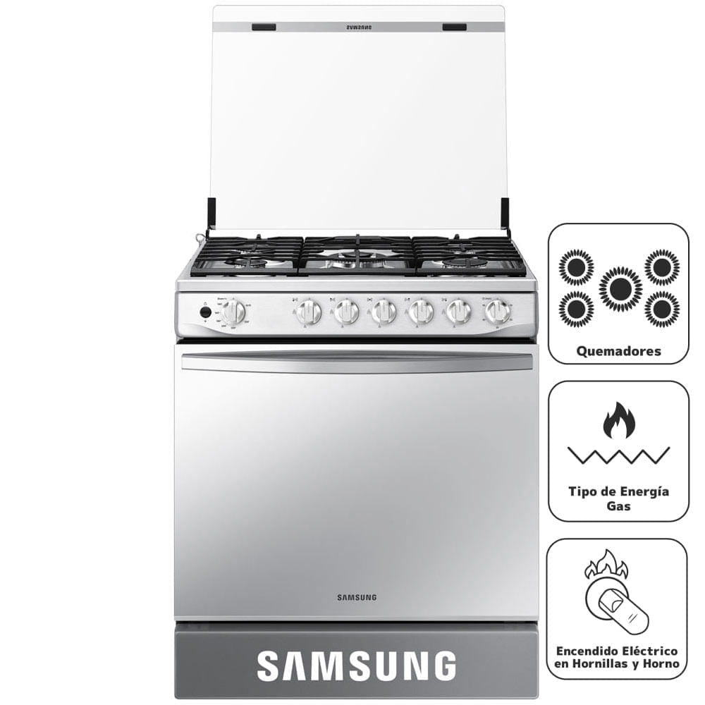 Ripley - SAMSUNG COCINA DE PIE A GAS NX52T3310PV/PE