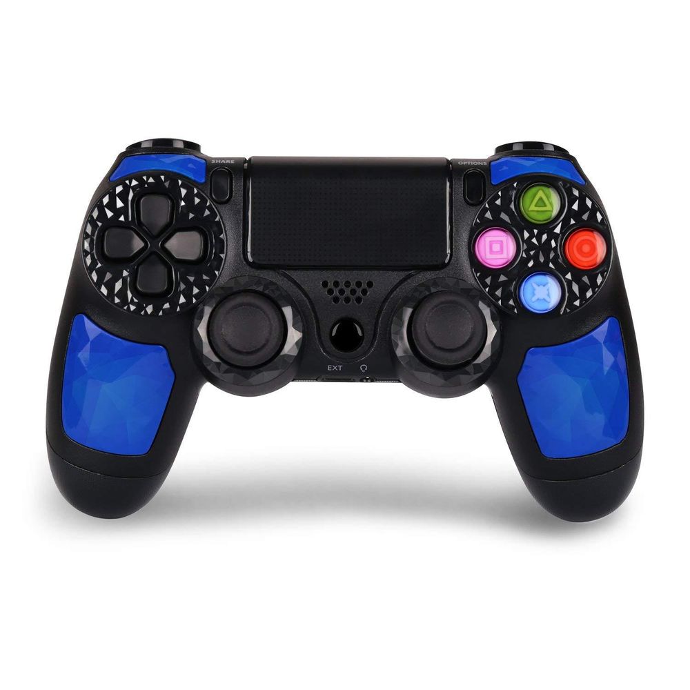 Mando Genérico Inalámbrico Bluetooth Compatible P4 Juegos Azul