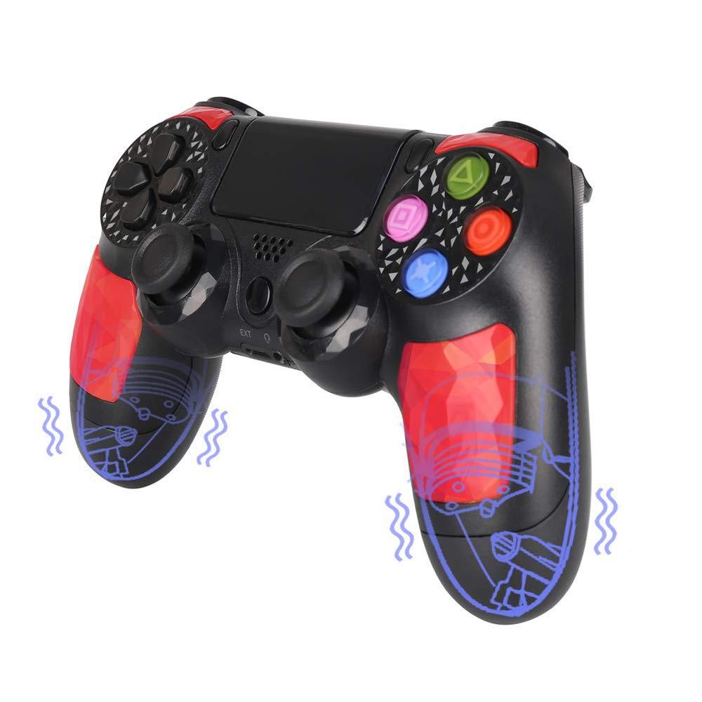 Mando Genérico Inalámbrico Bluetooth Compatible P4 Juegos Rojo