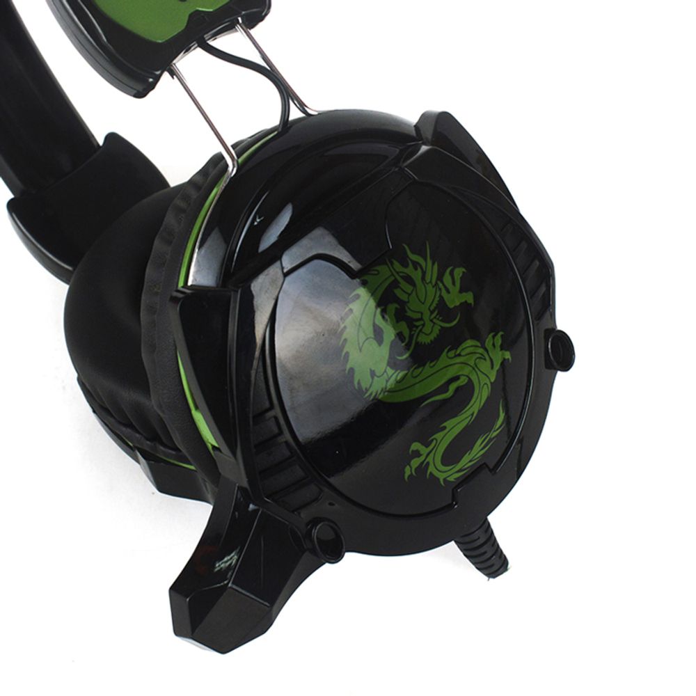 Audifono Halion S2 Dragon Para PC 3.5mm con Microfono Verde | Oechsle -  Oechsle