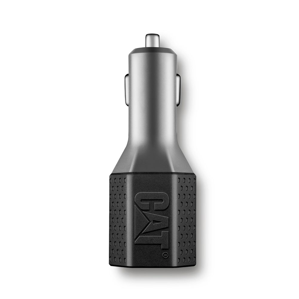 Cargador De Auto CAT Resistente Carga Rapida USB 7.2A DC 3 Puertos