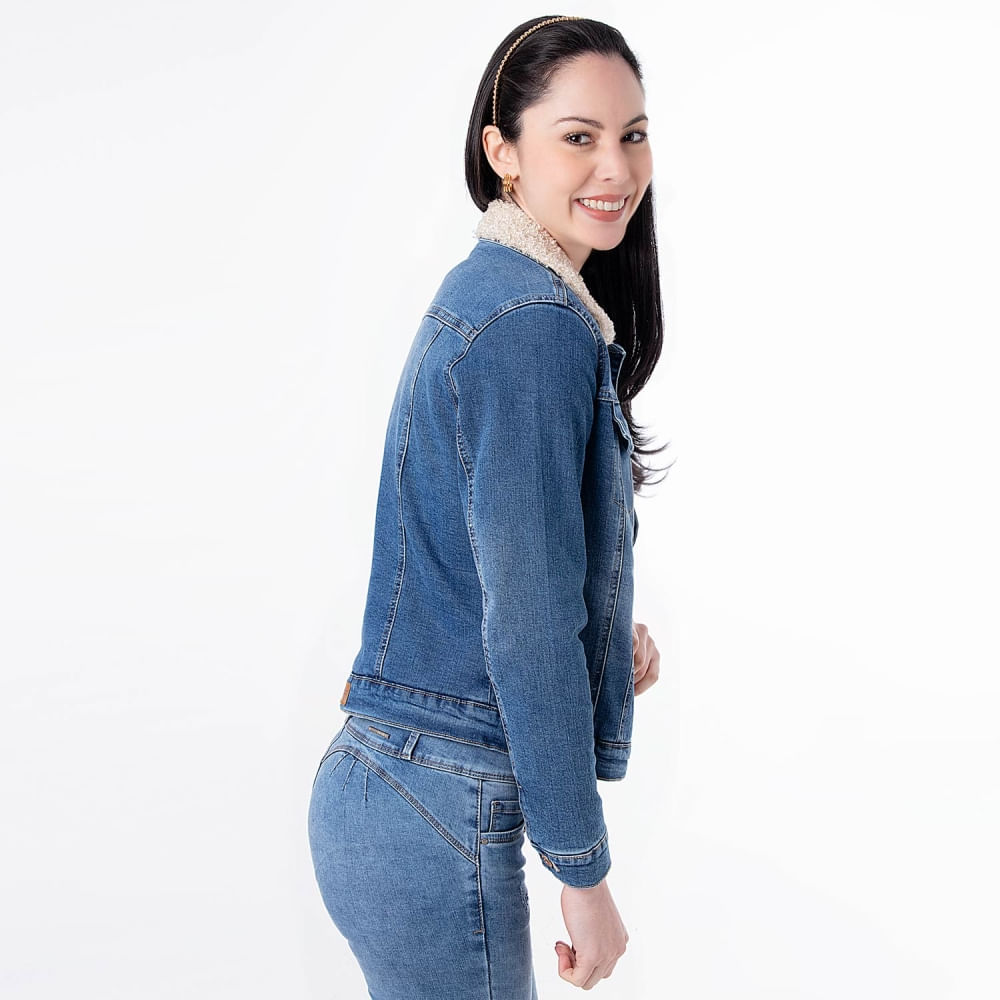 Casaca Denim Stretch Pionier Zarym C/Forro Old Wash Hb. M | Oechsle -  Oechsle