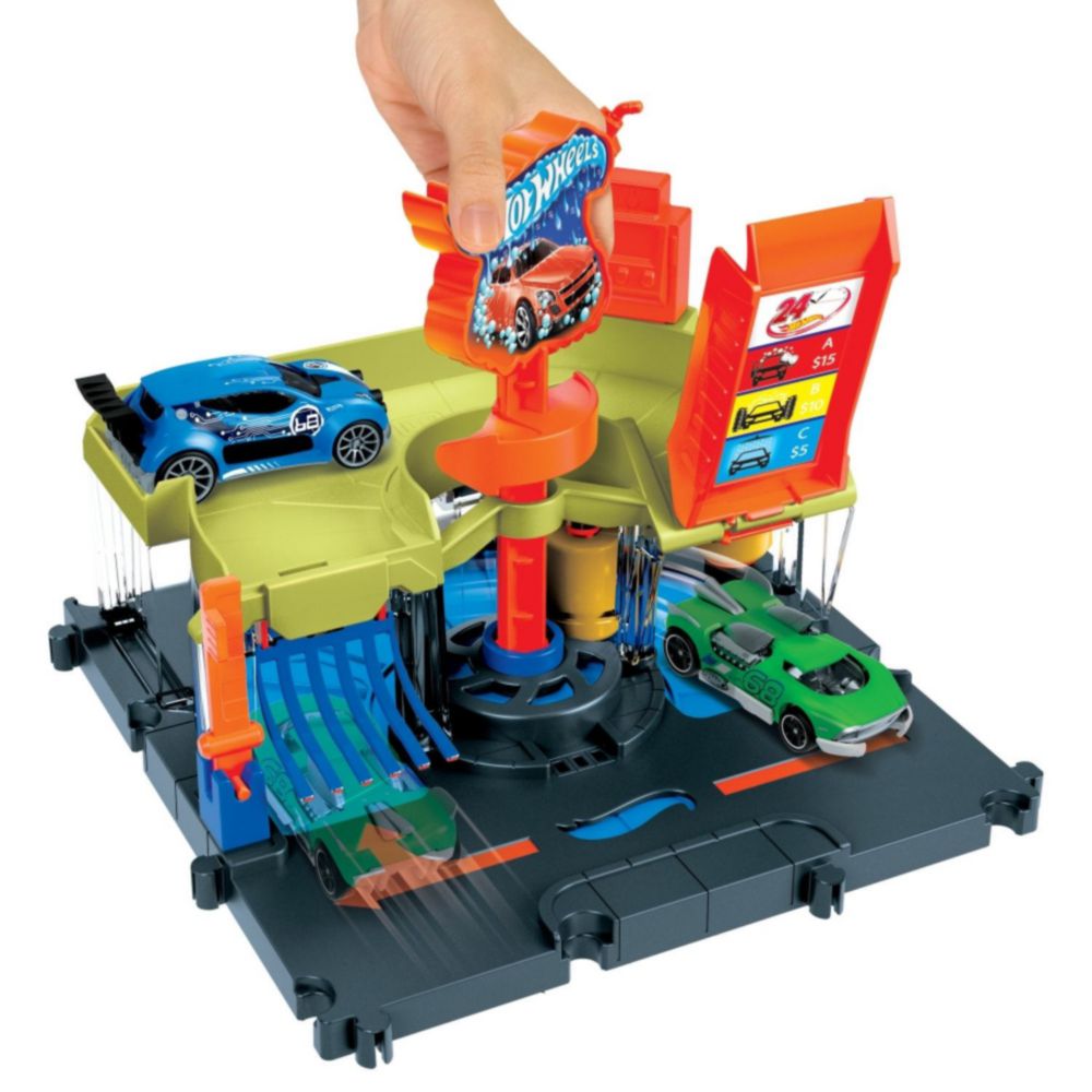 Juguete Autolavado Ataque Extremo Set De Juego Hotwheels