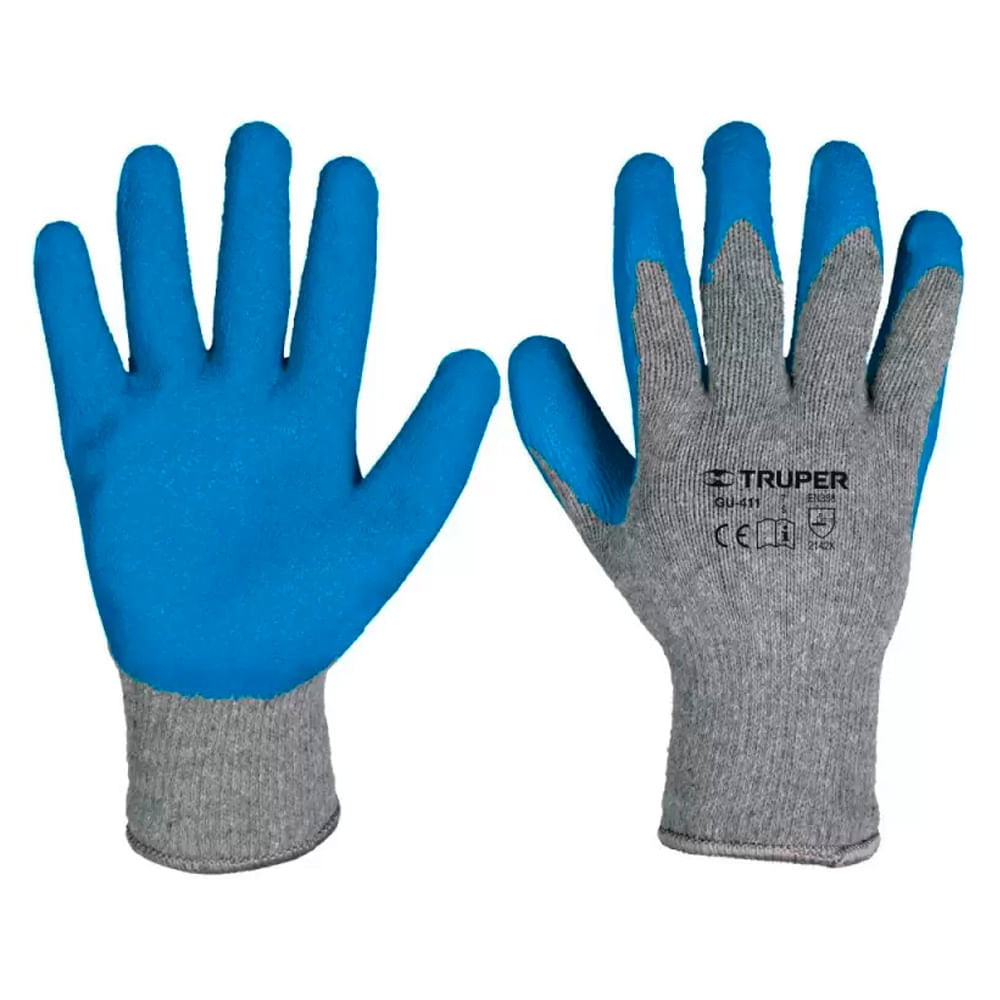 Guante De Látex Para Jardinería Talla Grande Truper 15267