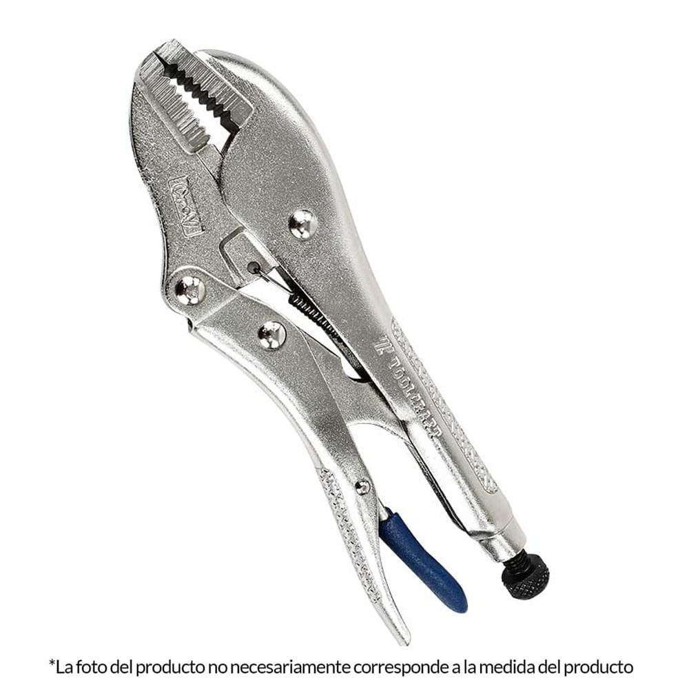 Alicate de Presión Recto 7"" Toolcraft TC0127