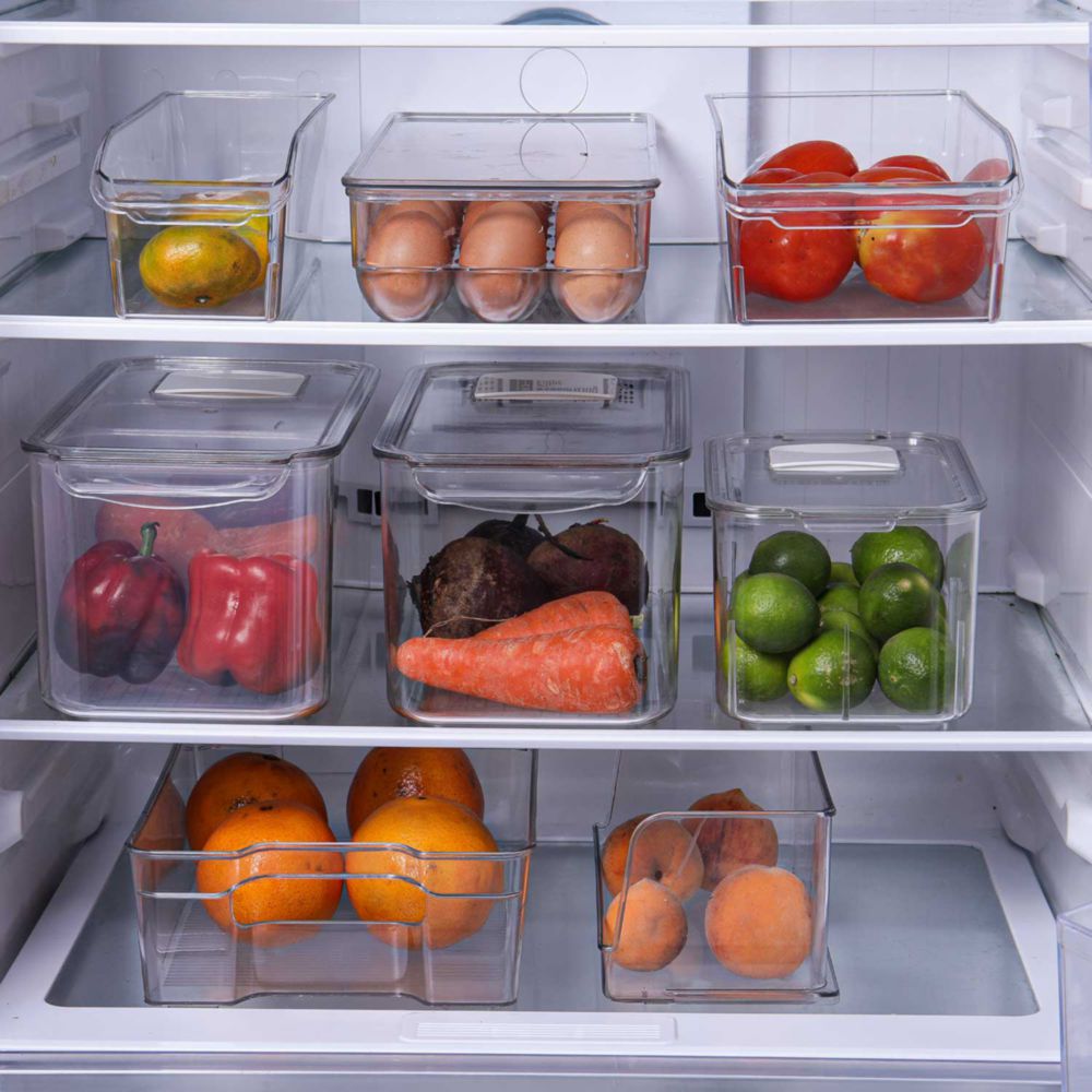 Organizador de Refrigerador Porta Huevos Vegetales Pequeños