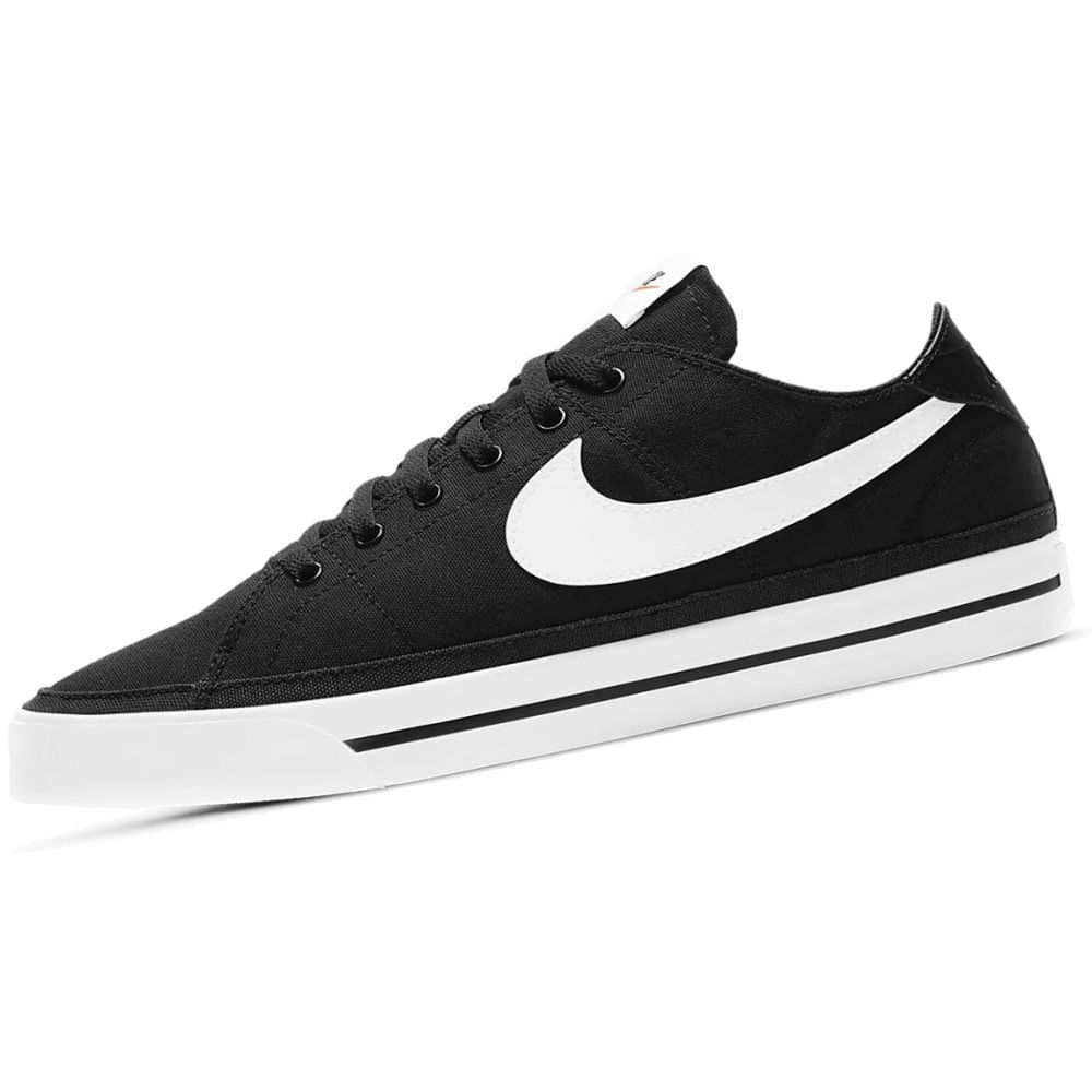 Zapatilla Urbana Negra Court Legacy Canvas Mujer - Zapatillas Urbanas |  Paris.cl