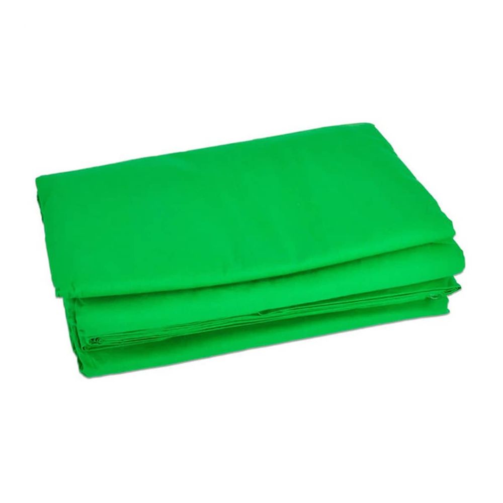 Fondo fotográfico de tela muselina Verde Chroma 3x3 mts
