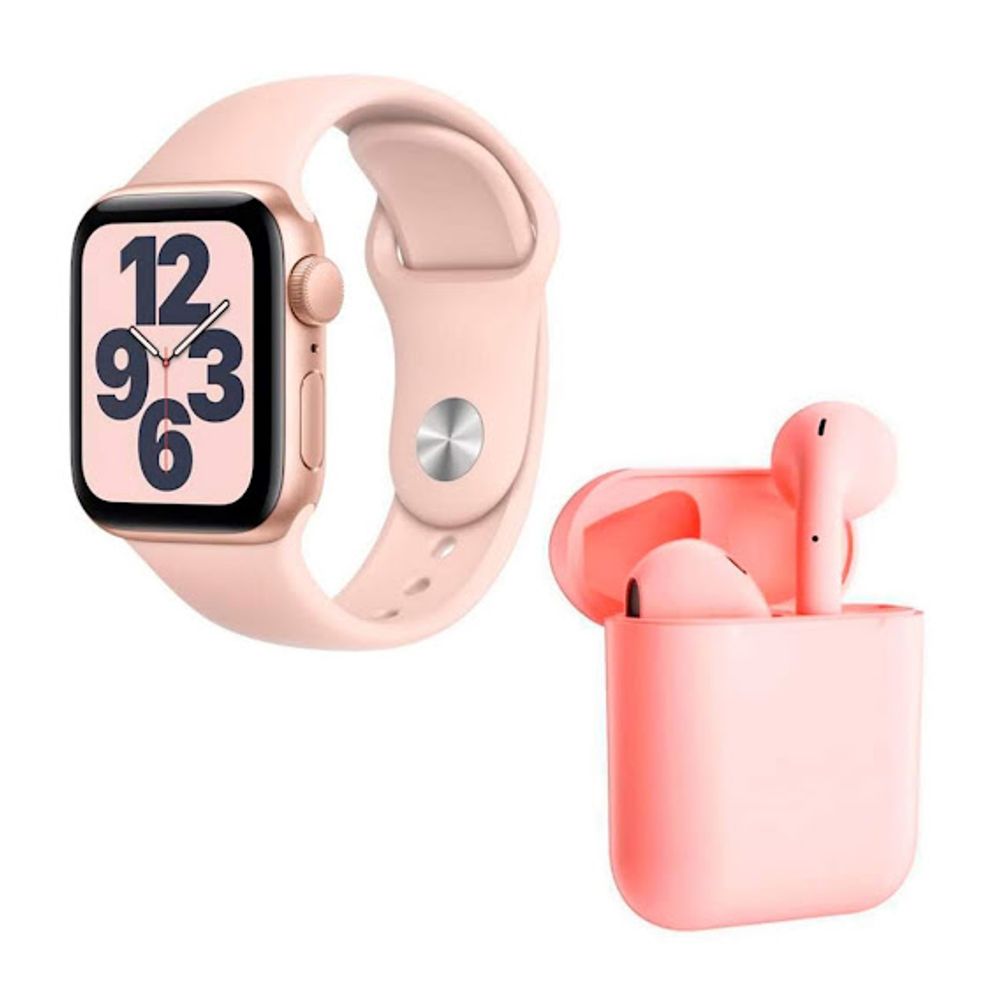 Pack Smartwatch Iwo Serie 7 Xtreme Rosa y Airpods I12 Rosa | Oechsle -  Oechsle