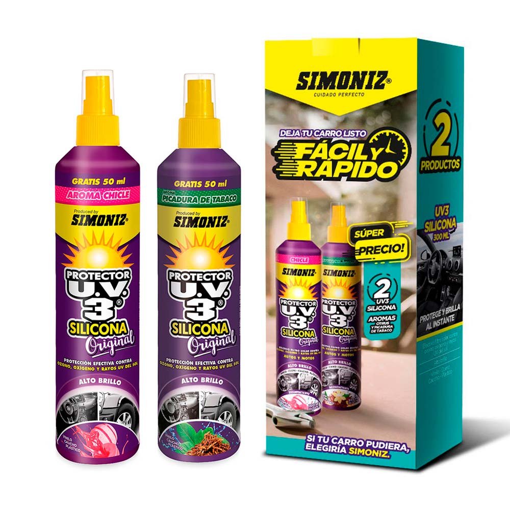 Kit Duo Silicona Chicle Vainilla Simoniz