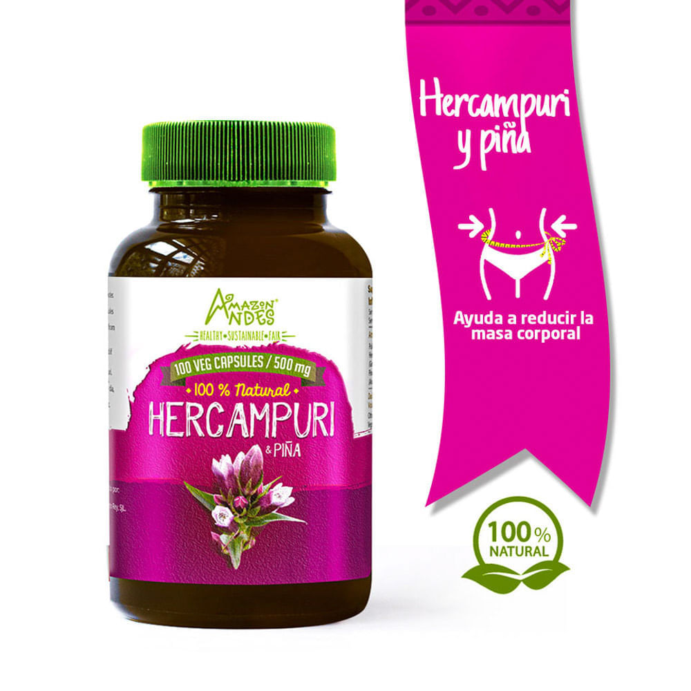 Hercampuri y Piña Amazon Andes 500 mg cápsulas | Oechsle - Oechsle