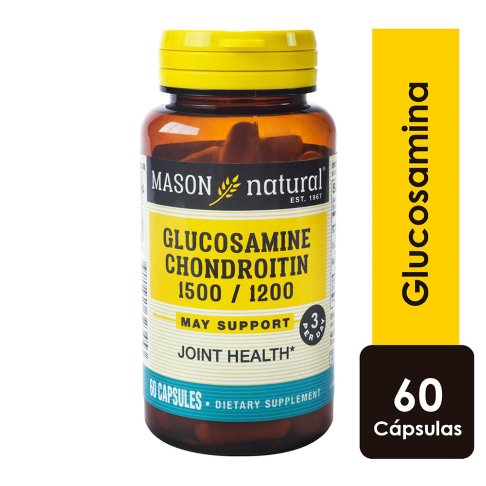 Glucosamine Chondroitin Cápsulas - Frasco 60 UN