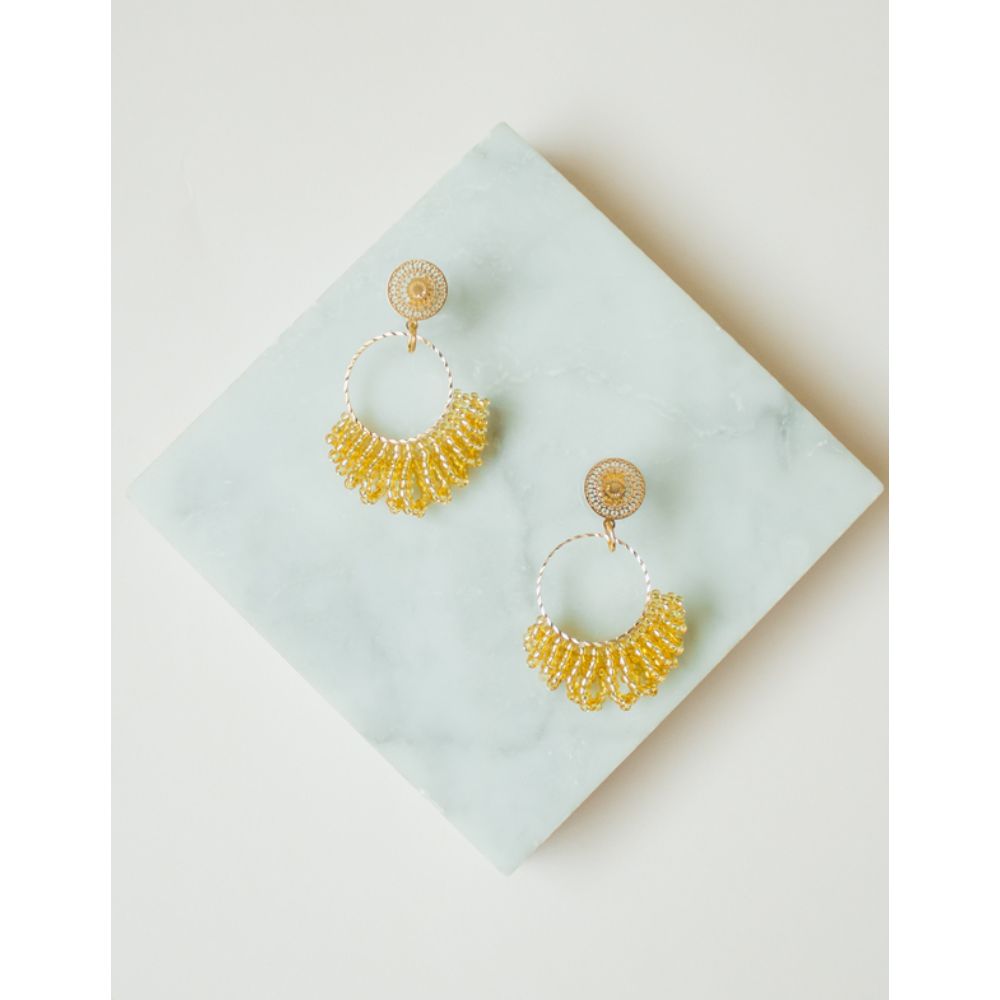 Aretes Marimar Bombita Dorado
