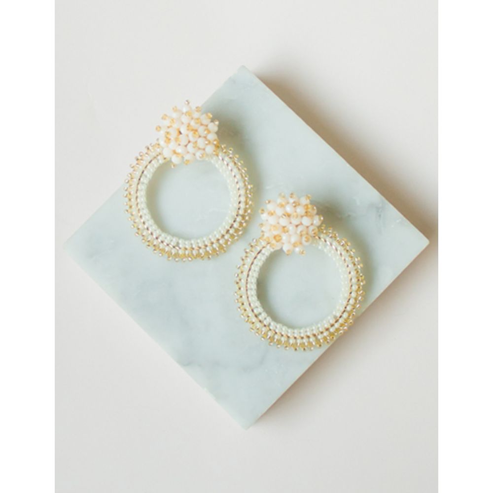 Aretes Oval Círculo Nude