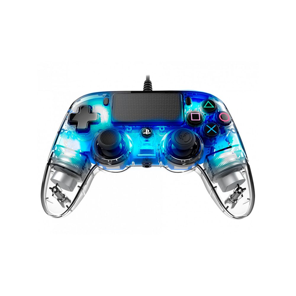 Mando PS4 Nacon Controller Wired Illuminated Compact Blue