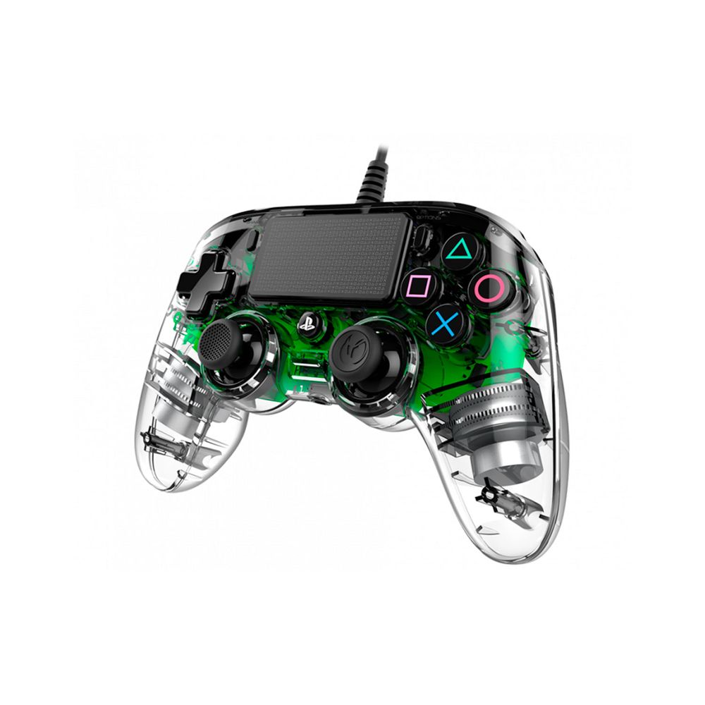 Mando PS4 Nacon Controller Wired Illuminated Compact Green - Promart