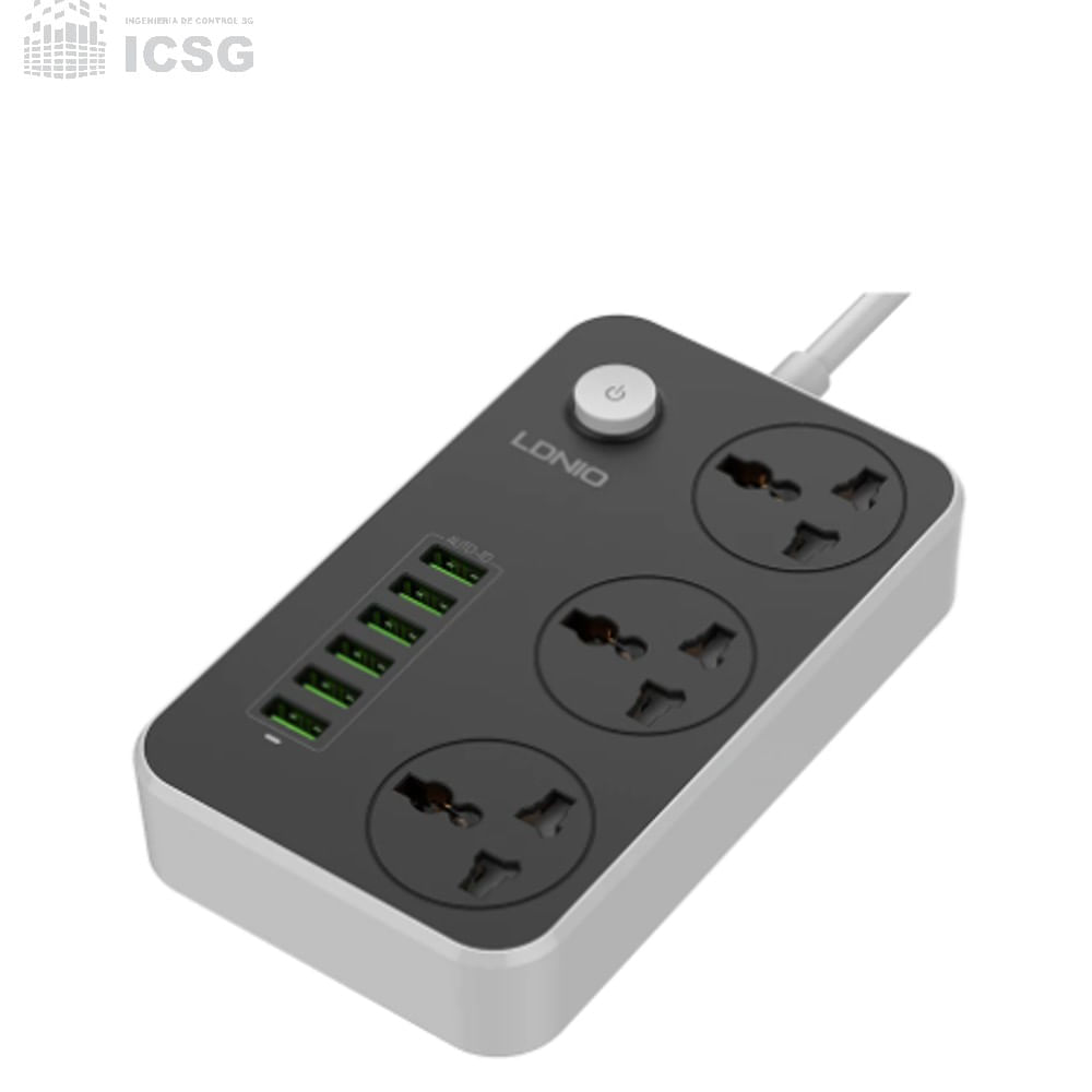 Regleta Ldnio SC3604 con Carga Rápida y 6 Puertos USB I Oechsle - Oechsle