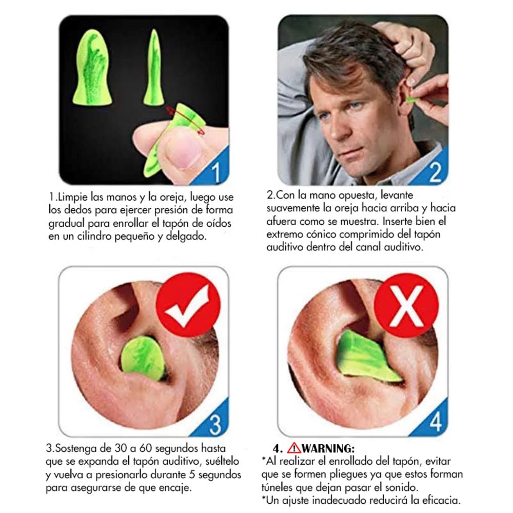 Tapones antiruido para trabajar, protege tus oídos