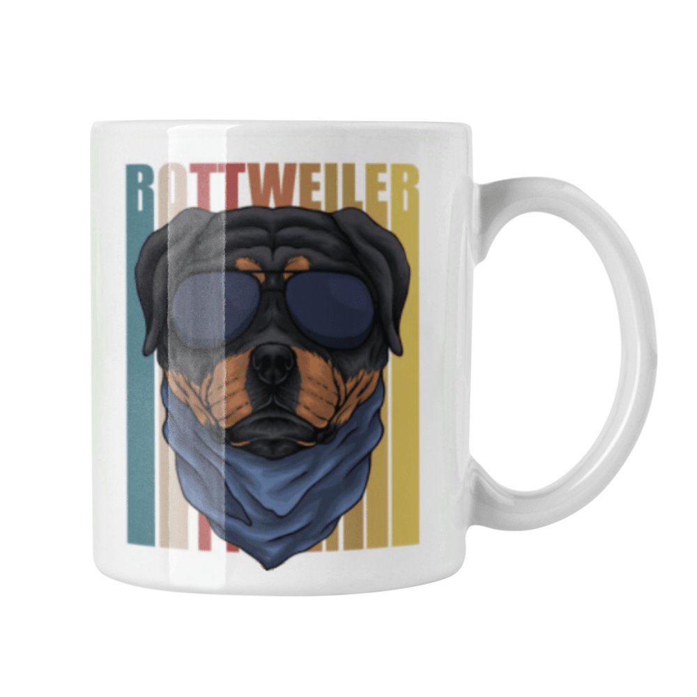 Taza Mug de Cerámica Perro Rottweiler