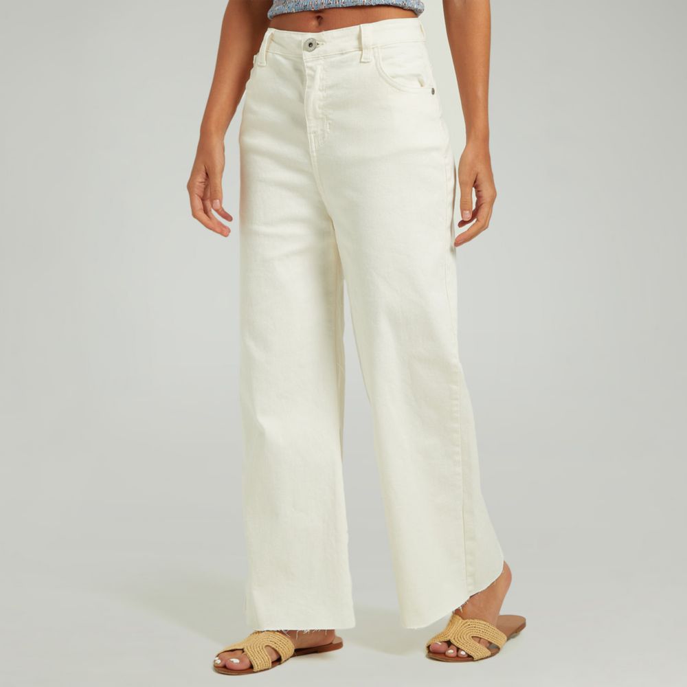 Vaqueros Mujer | PantalóN Vaquero Palazzo Fit Azul | Cortefiel \u003e  Skywatchers Inn