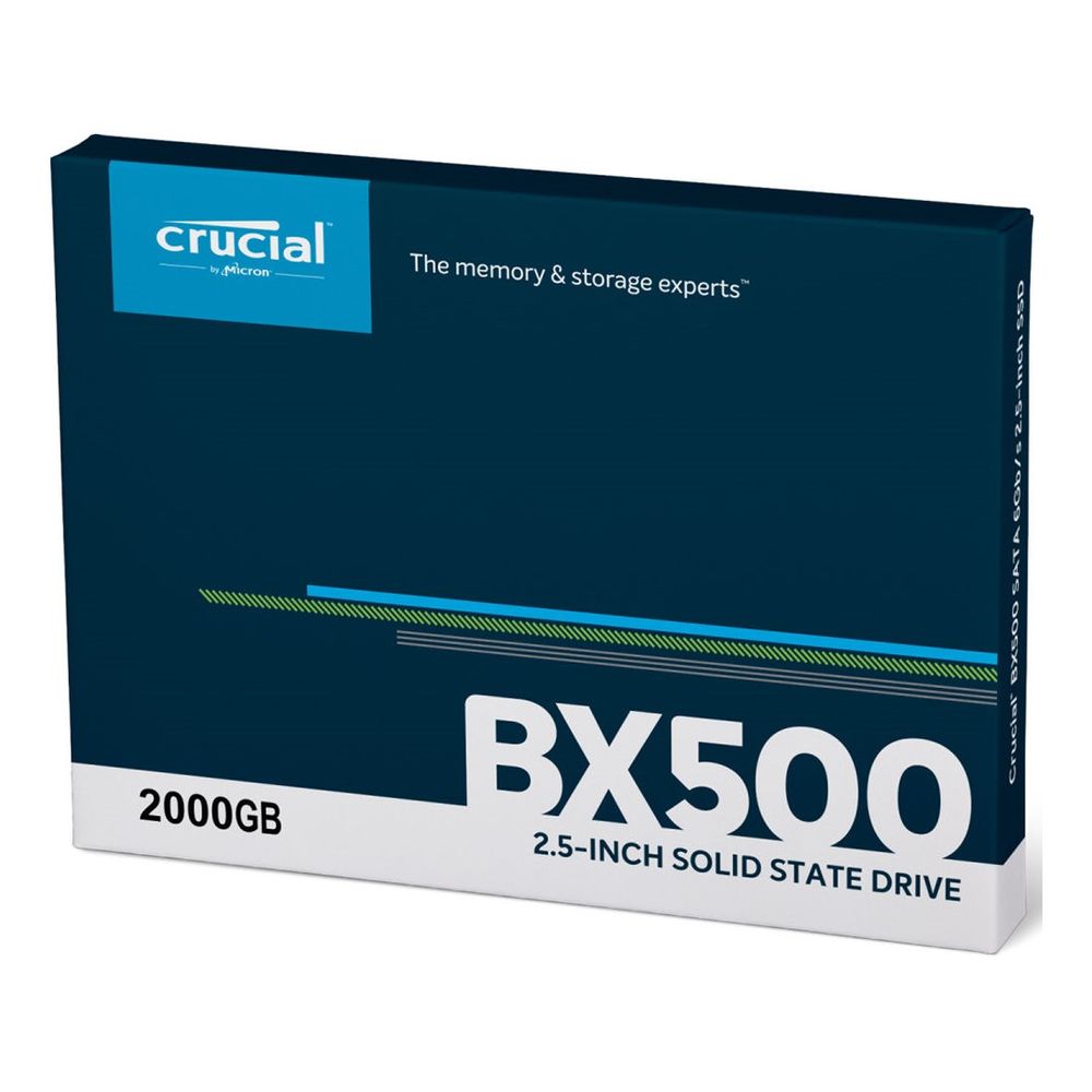 Disco Sólido Crucial 2TB BX500 Sata III 2.5"" Internal SSD - CT2000BX500SSD1