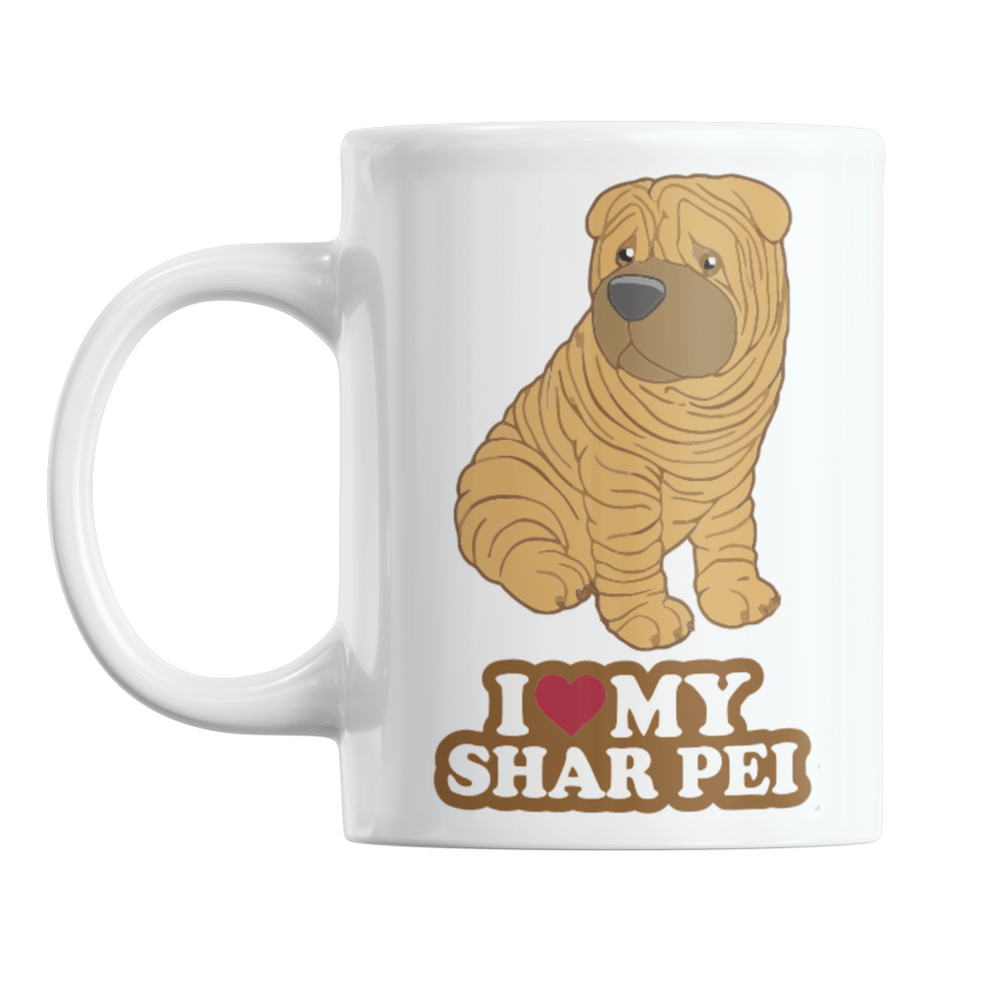 Taza Mug de Cerámica Perro Sharpei