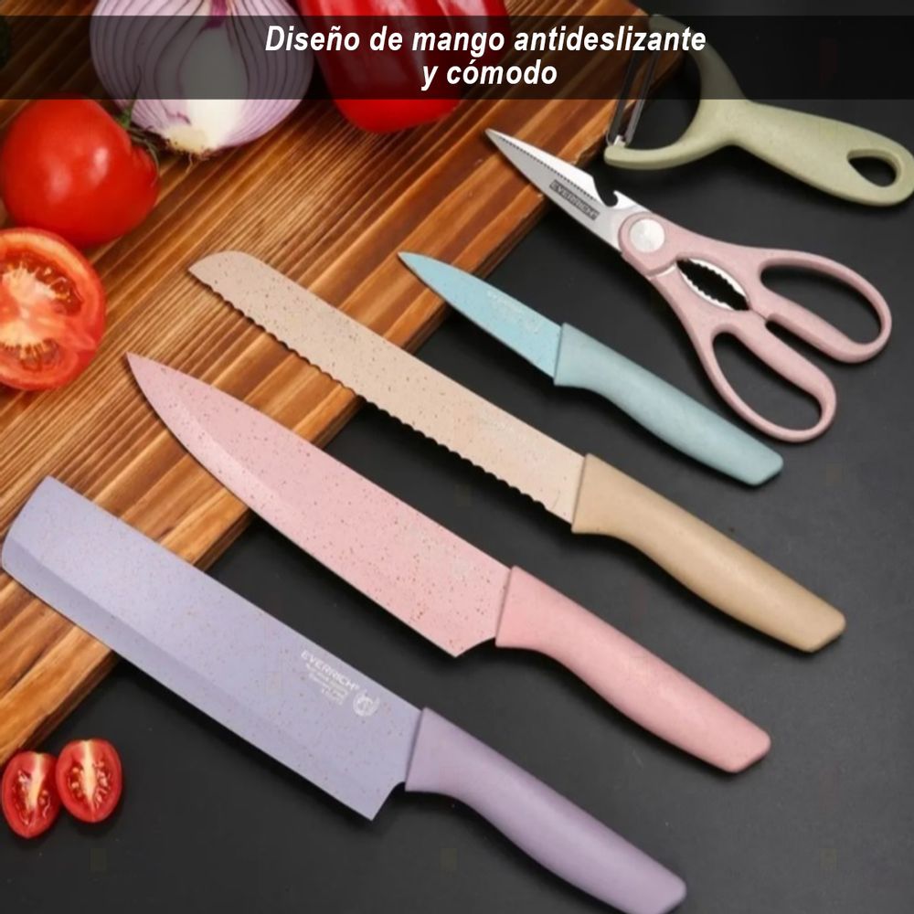 Set cuchillos 6 piezas  Santa Mariana - Menaje y Cocina