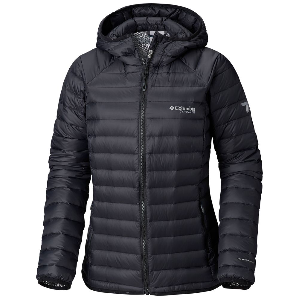 Casaca Columbia Alpha Trail™ Down Hooded Negro XS | Oechsle - Oechsle
