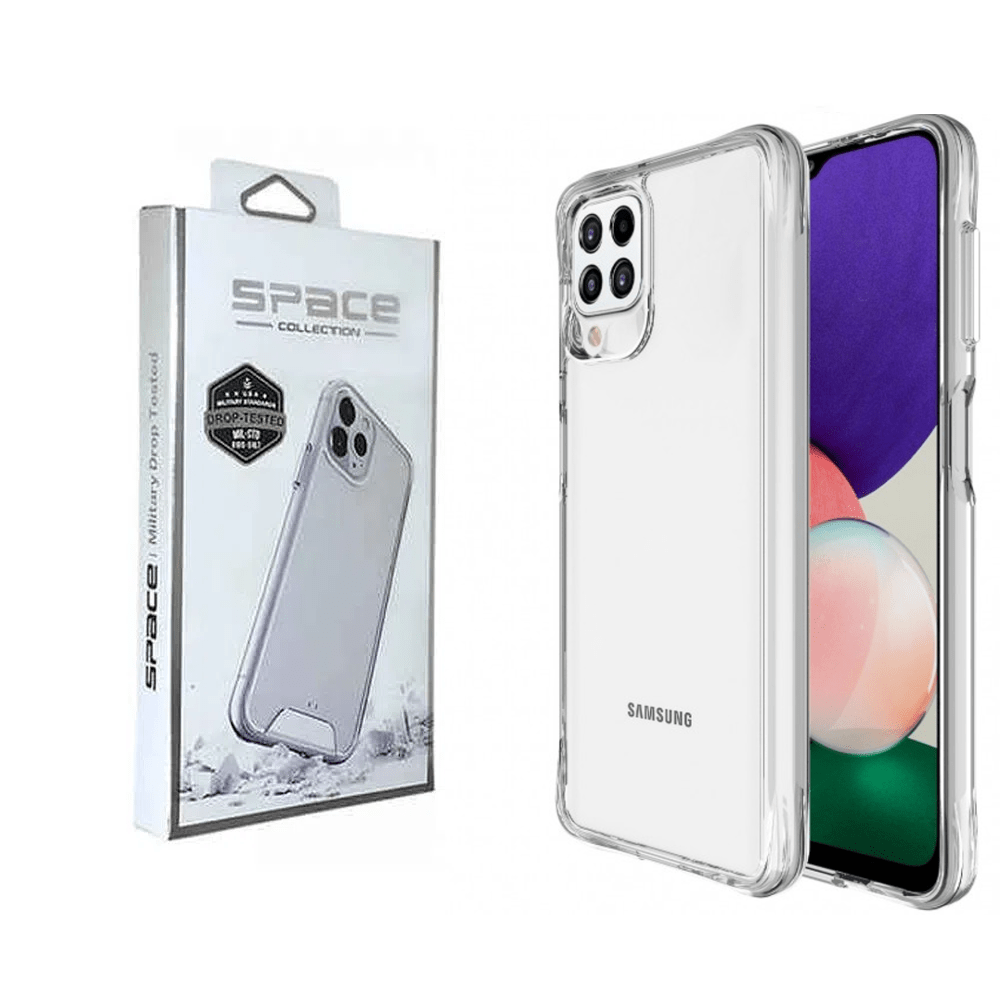 Case Space Colection AntiCaida para Samsung A22 4G - Transparente