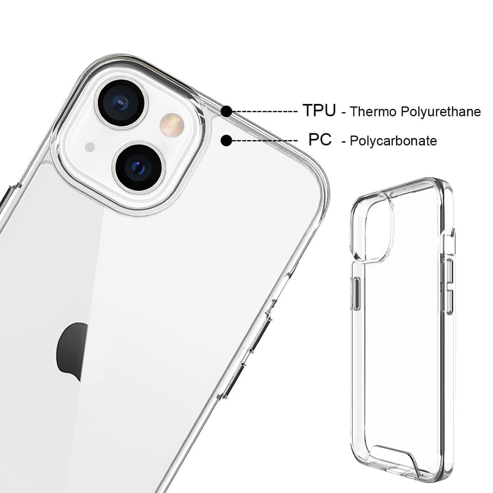 Funda Case para iPhone 13 Mini Space Original color Transparente Resistente  ante Caídas y Golpes I Oechsle - Oechsle