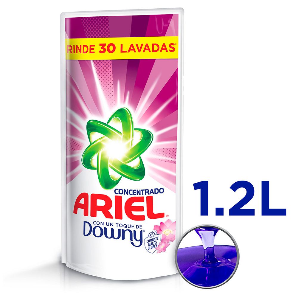 Detergente Líquido Ariel Concentrado Toque Downy 1.2L