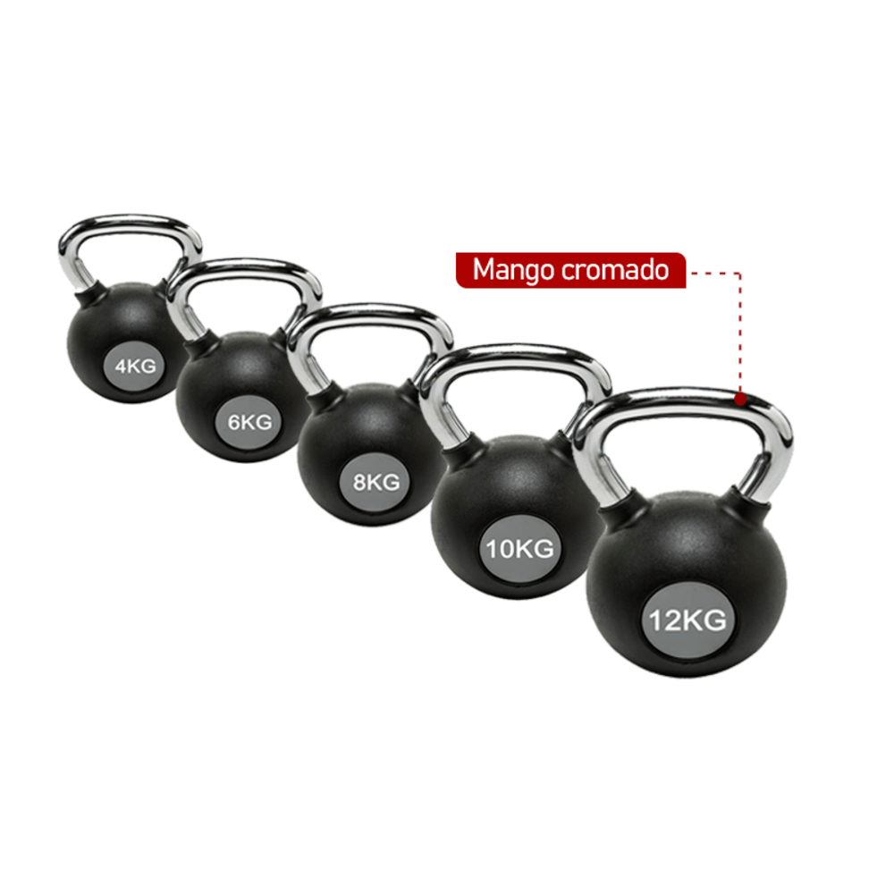 Pesas rusas importadas Cromada Kg Kettlebells profesionales