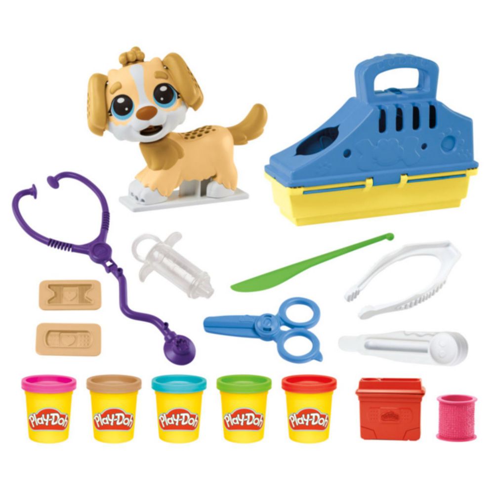 Kit Veterinario Playdoh Con Cachorro F3639 Oechsle