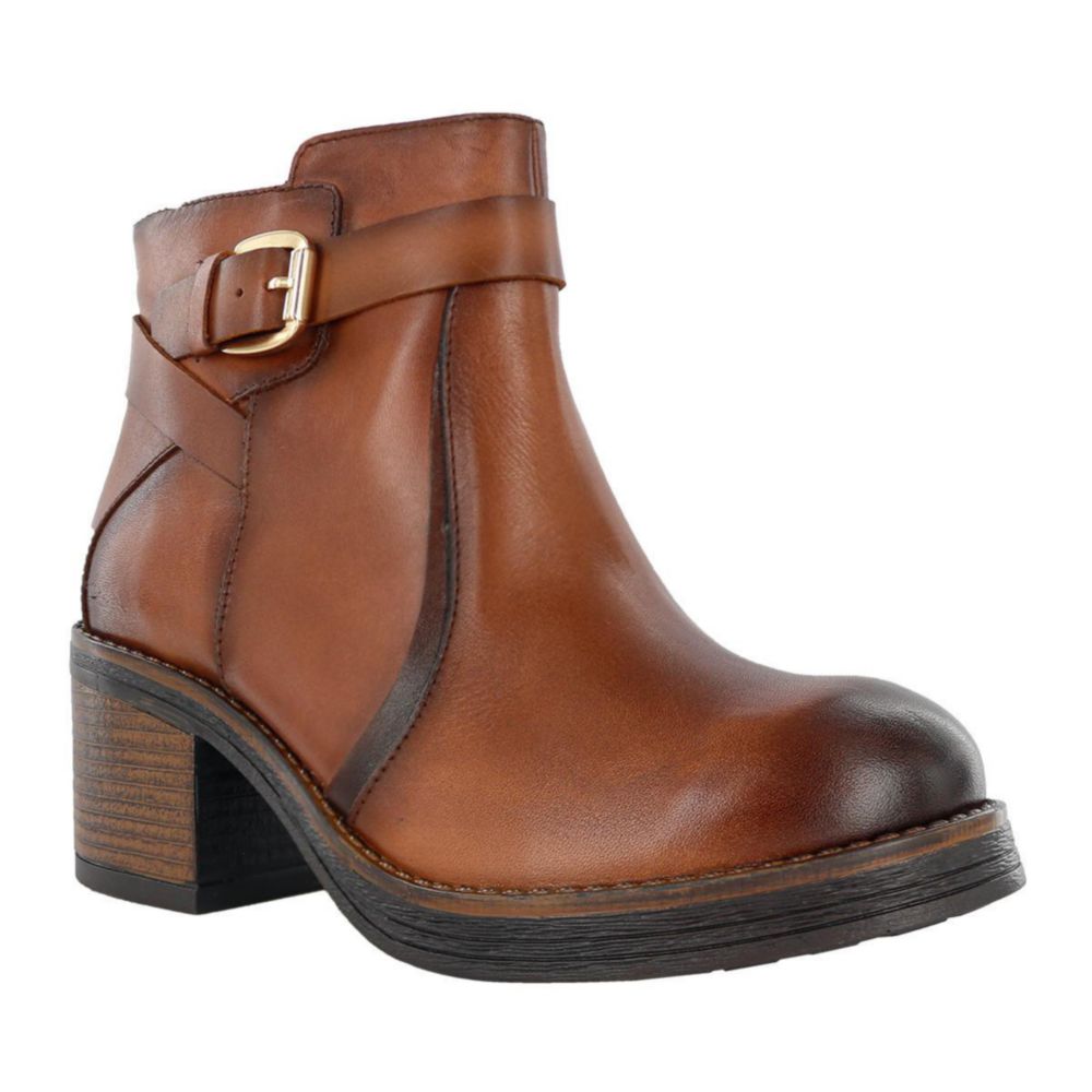 Botines De Cuero Ecco Mujer Nurieta06 Cobre | Oechsle - Oechsle