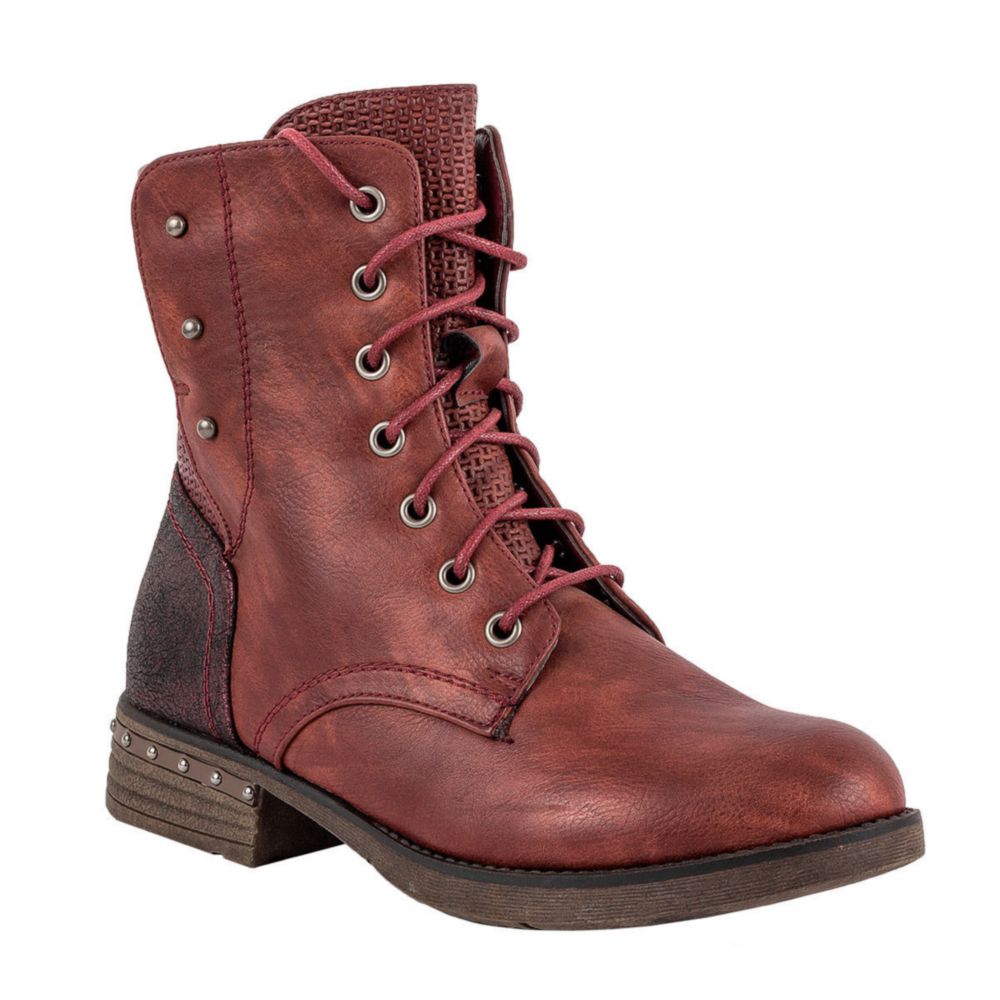 Botines Textil Pu Ecco Mujer Espe01 Guinda | Oechsle - Oechsle