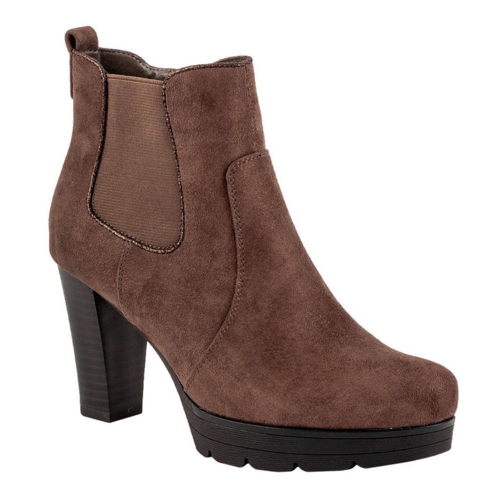 Botines De Textil Ecco Mujer Veronica03 Taupe | Oechsle - Oechsle