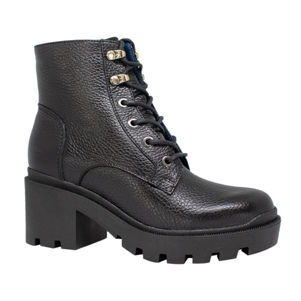 Botines De Cuero Ecco Mujer Nikki01 Negro | Oechsle - Oechsle