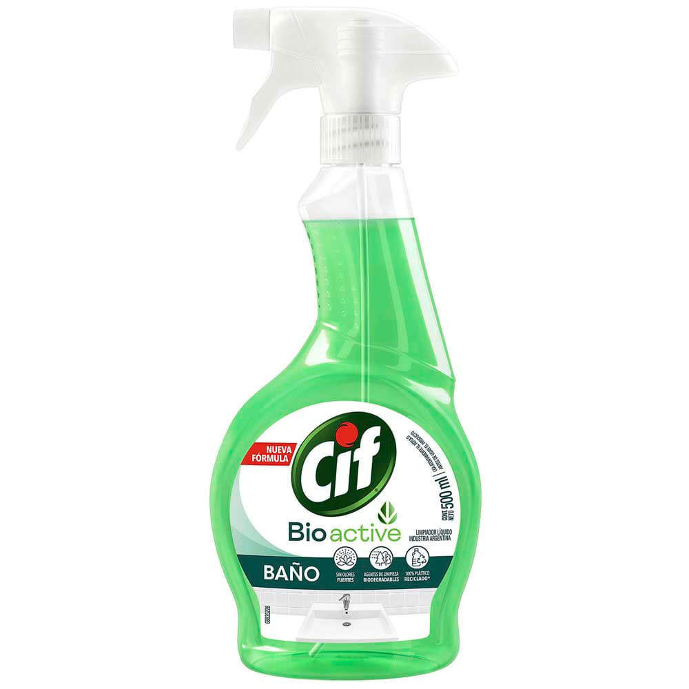 Limpiador Baño Cif Bioactive Gatillo 500 ml