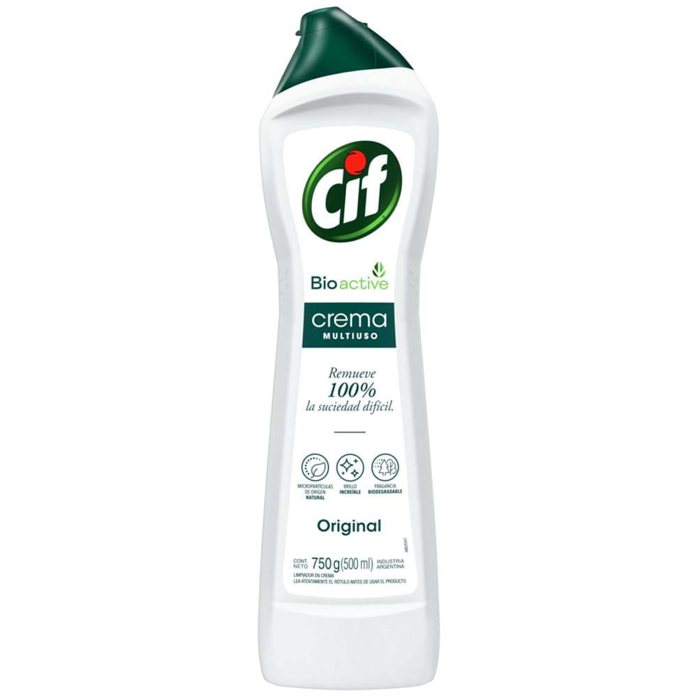 Limpiador en Crema Multiuso Cif Bioactive Original 500 ml