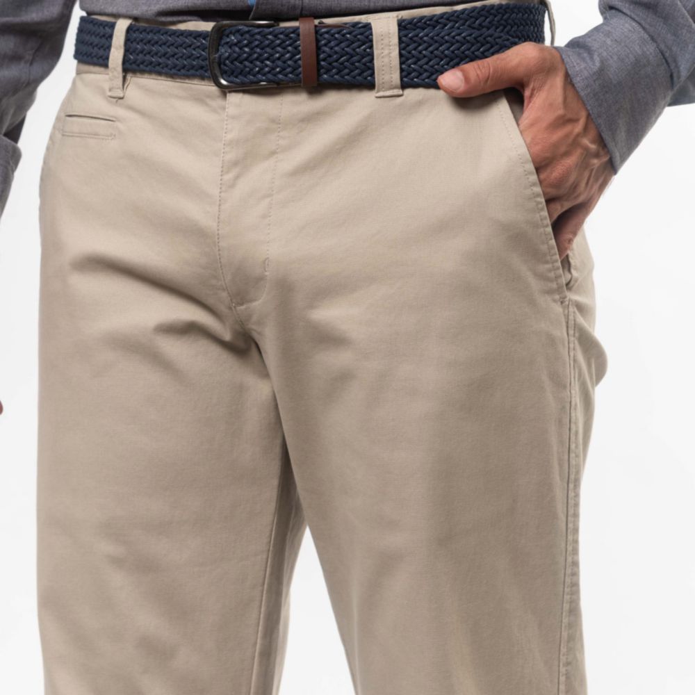 Pantalon Pierre Cardin De Drill Clasico Con Correa Pc-55209Pa Hombre |  Oechsle.pe - Oechsle