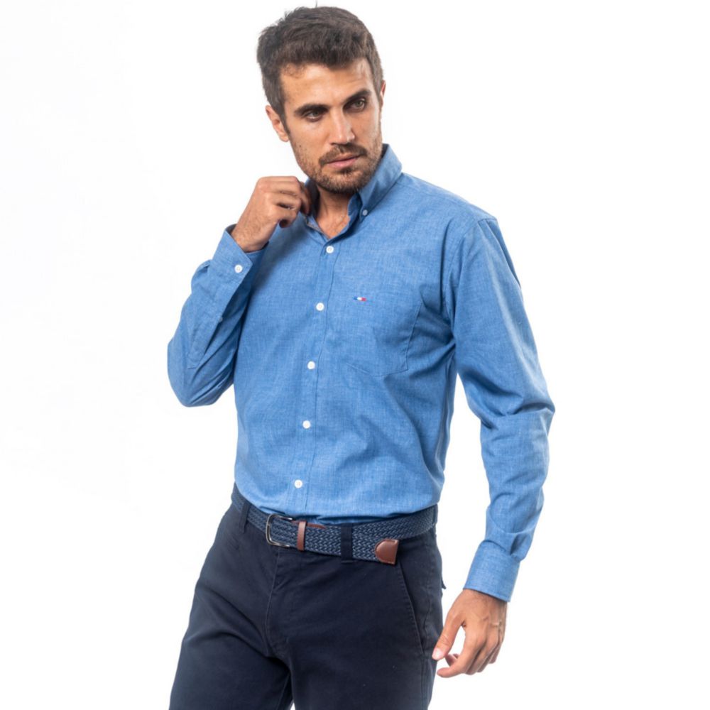 Camisa Pierre Cardin Manga Larga Etiqueta Azul Pc-55600Ca Hombre |  Oechsle.pe - Oechsle
