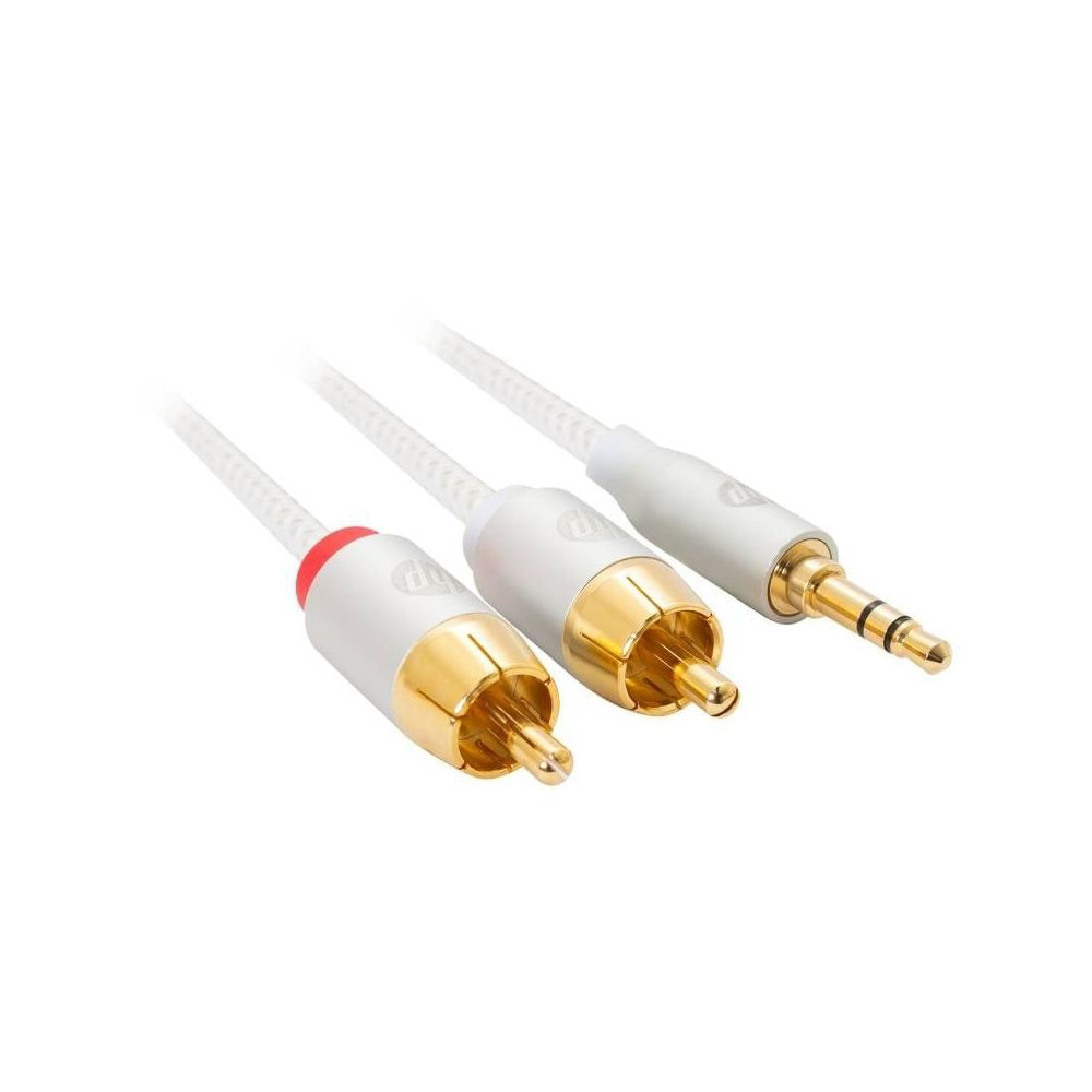 Cable audio y video HP auxiliar 3 metros HP033GB - Plateado